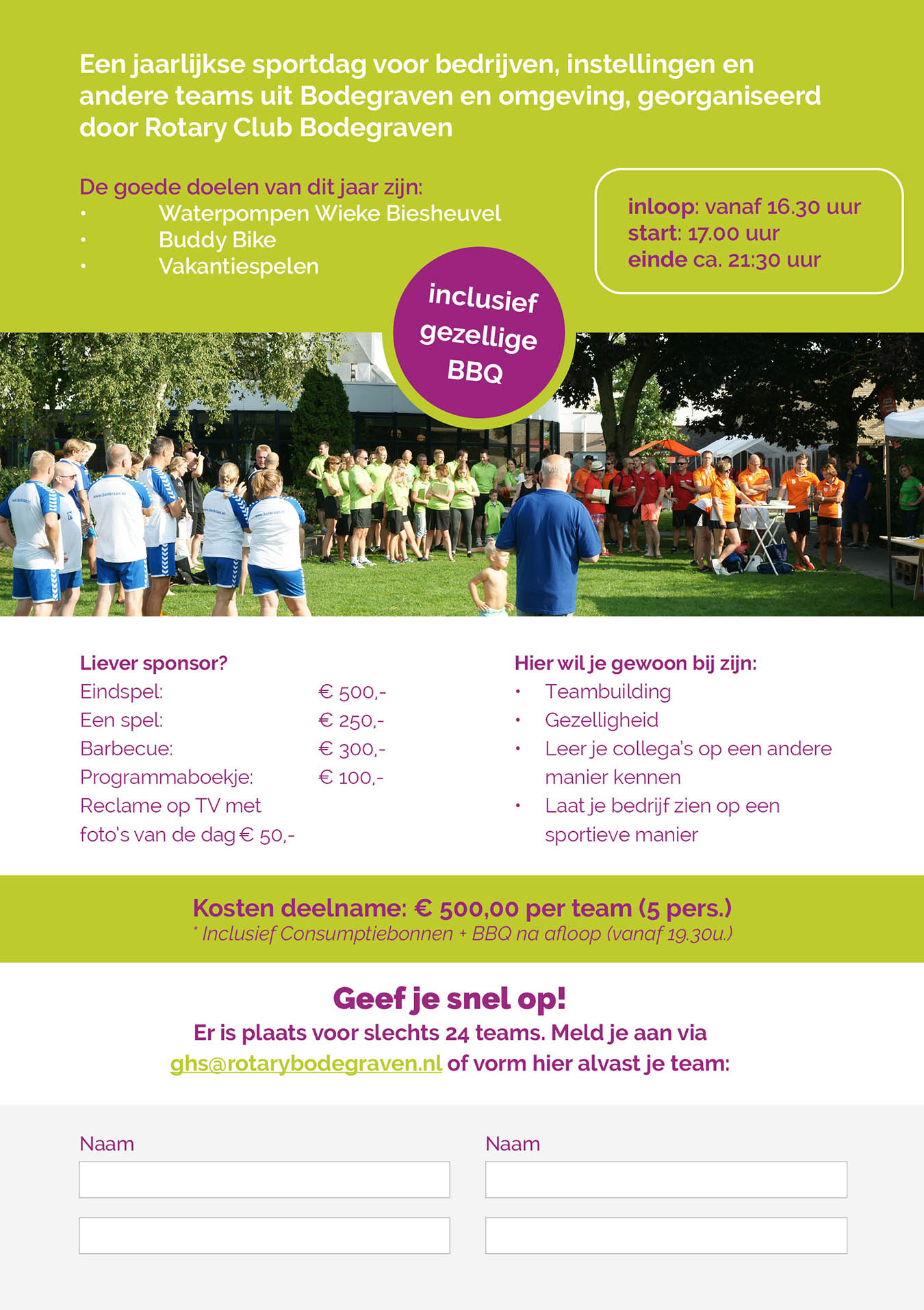 Groene Hart Spektakel flyer achterzijde